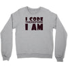 i code therefore i am Crewneck Sweatshirt