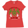 cthulhu gym Ladies Fitted T-Shirt