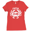 fresh crab Ladies Fitted T-Shirt
