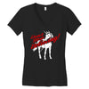 don't stop believing unicorn Women's V-Neck T-Shirt