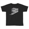 some game involving falling blocks in the style of m.c. escher Toddler T-shirt