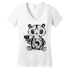 panda (3) Women's V-Neck T-Shirt
