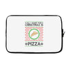 All I Want For Christmas Is Pizza Ugly Christmas For Light Laptop sleeve