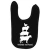 friends not food white Baby Bibs