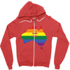 Lgbt Equality Australia Zipper Hoodie