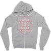 i wear my melanin like a badge of honor Zipper Hoodie