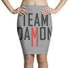 team damon salvatore Pencil Skirts