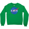 lies nasa logo Crewneck Sweatshirt