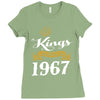 kings are born in 1967 Ladies Fitted T-Shirt