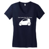 only smarties have the answer'   funny Women's V-Neck T-Shirt
