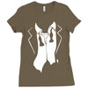 tuxedo after party Ladies Fitted T-Shirt