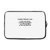 i know i swear a lot Laptop sleeve