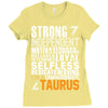 Strong Independent Motivated Taurus Ladies Fitted T-Shirt