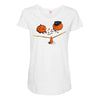 crime scene Maternity Scoop Neck T-shirt