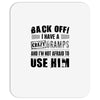 Back Off Crazy Gramps Afraid To Use Him Mousepad