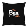 fab boo Throw Pillow
