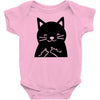 black cat (2) Baby Bodysuit