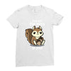nuts Ladies Fitted T-Shirt