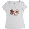 bar fight Women's Triblend Scoop T-shirt