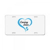 coming soon baby boy maternity design License Plate