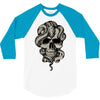 skull snake 3/4 Sleeve Shirt
