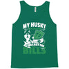 my husky is in charge! Tank Top