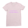 i speak gilmore rectangle Ladies Fitted T-Shirt