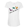 ducks fly together Maternity Scoop Neck T-shirt