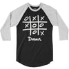 tic tac toe draw 3/4 Sleeve Shirt