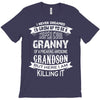 Super Cool Granny Of A Freaking Awesome Grandson T-Shirt