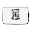 only one in dog beers Laptop sleeve