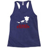 dart evolution stranger dustin tv show Racerback Tank