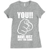 you have just lost the game  funny computer internet humour Ladies Fitted T-Shirt