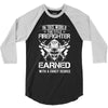 The Title Firefighter Not Earned From Fancy Degree 3/4 Sleeve Shirt