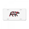 Floral Baby Bear License Plate