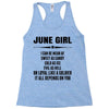 Super June Girl Racerback Tank