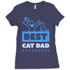 proud cat dad Ladies Fitted T-Shirt