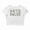 math rules Crop Top