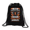 Never Underestimate The Strength Of A Leukemia Cancer Warrior Drawstring Bags