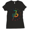 jake paul colorful Ladies Fitted T-Shirt