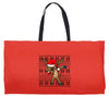 christmas reindeer dabbing Weekender Totes