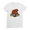 Clever Girl Ladies Fitted T-Shirt