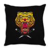 warrior instinct Throw Pillow