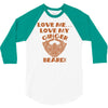 love me love my ginger beard 3/4 Sleeve Shirt