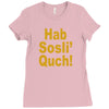 hab sosli' quch! klingon funny geek nerd sci fi alien conventions shir Ladies Fitted T-Shirt