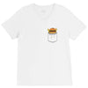 Pocket Burger V-Neck Tee