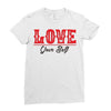 Love Ladies Fitted T-Shirt