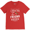 true friend (boxer) V-Neck Tee