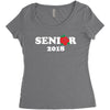 Senior 2018 Women's Triblend Scoop T-shirt