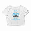 The Best Poppy Was Born In May Crop Top